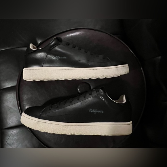 COACH authentic leather California themed sneakers size 11D - Picture 8 of 13